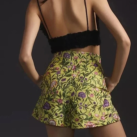 Anthropologie La Fuori Embroidered Shorts MP - Picture 4 of 5